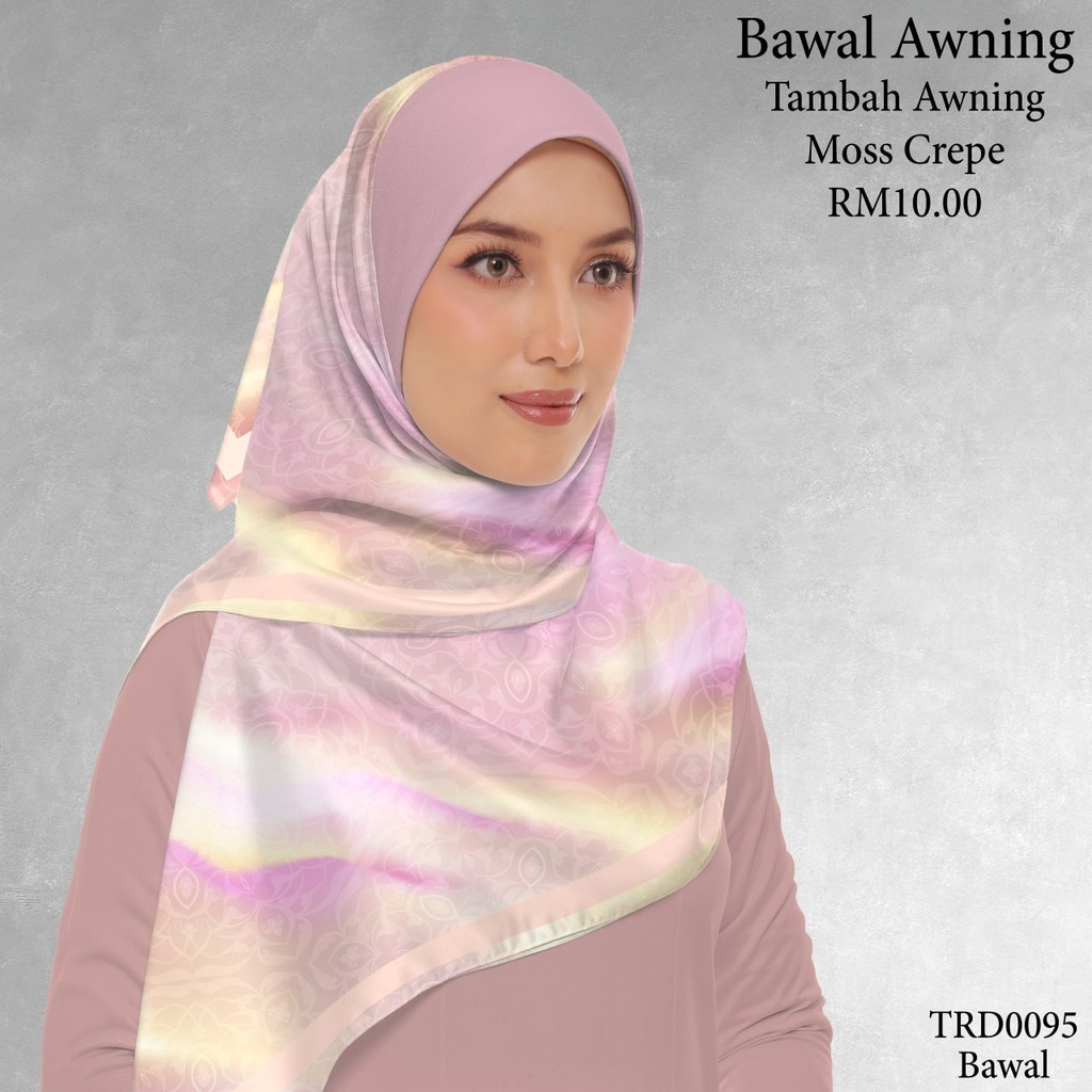 Tudung Bawal (Square Hijab) in TRD0095