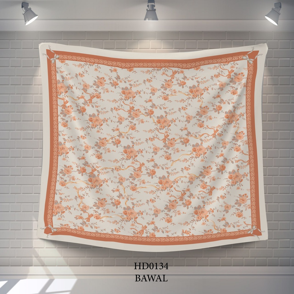 Tudung Bawal (Square Hijab) in HD0134