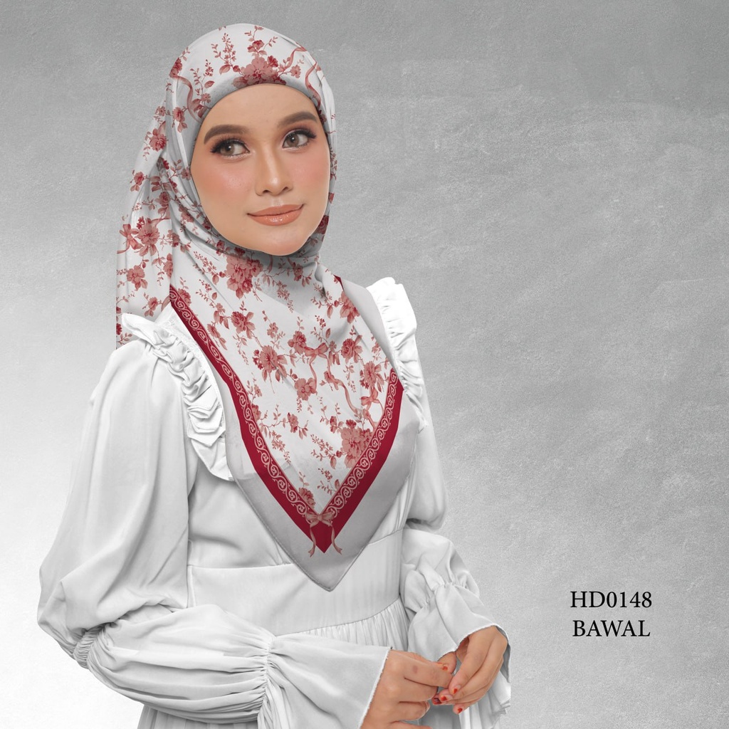Tudung Bawal (Square Hijab) in HD0148