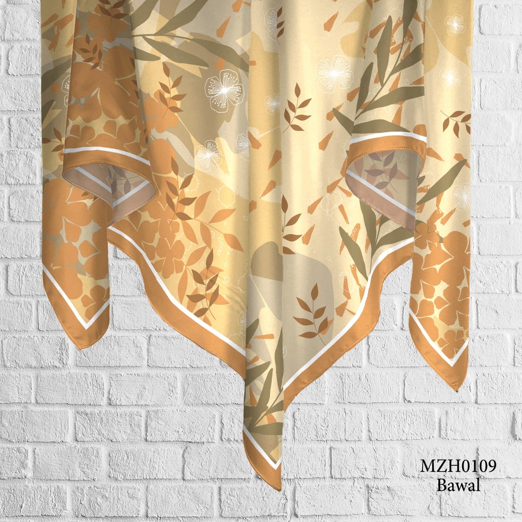 Tudung Bawal (Square Hijab) in MZH0109